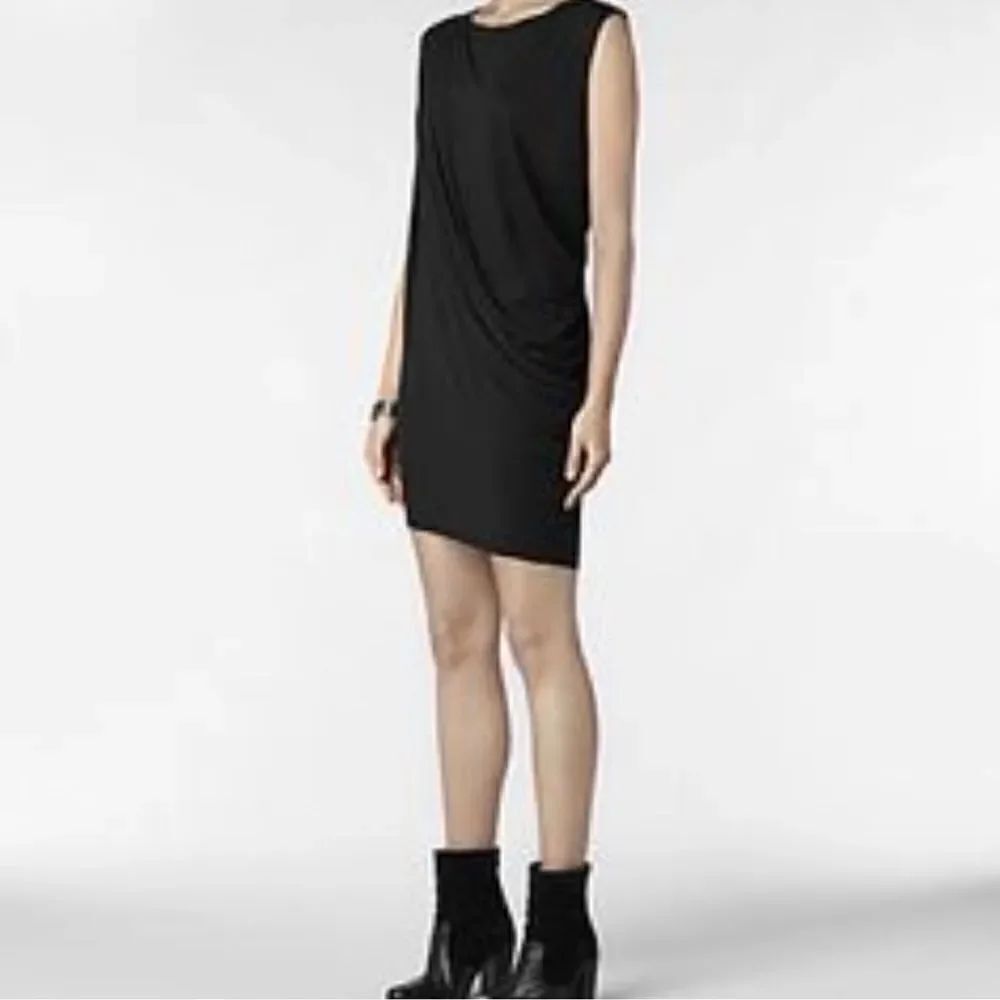 AllSaints Rally Draped Tee Dress